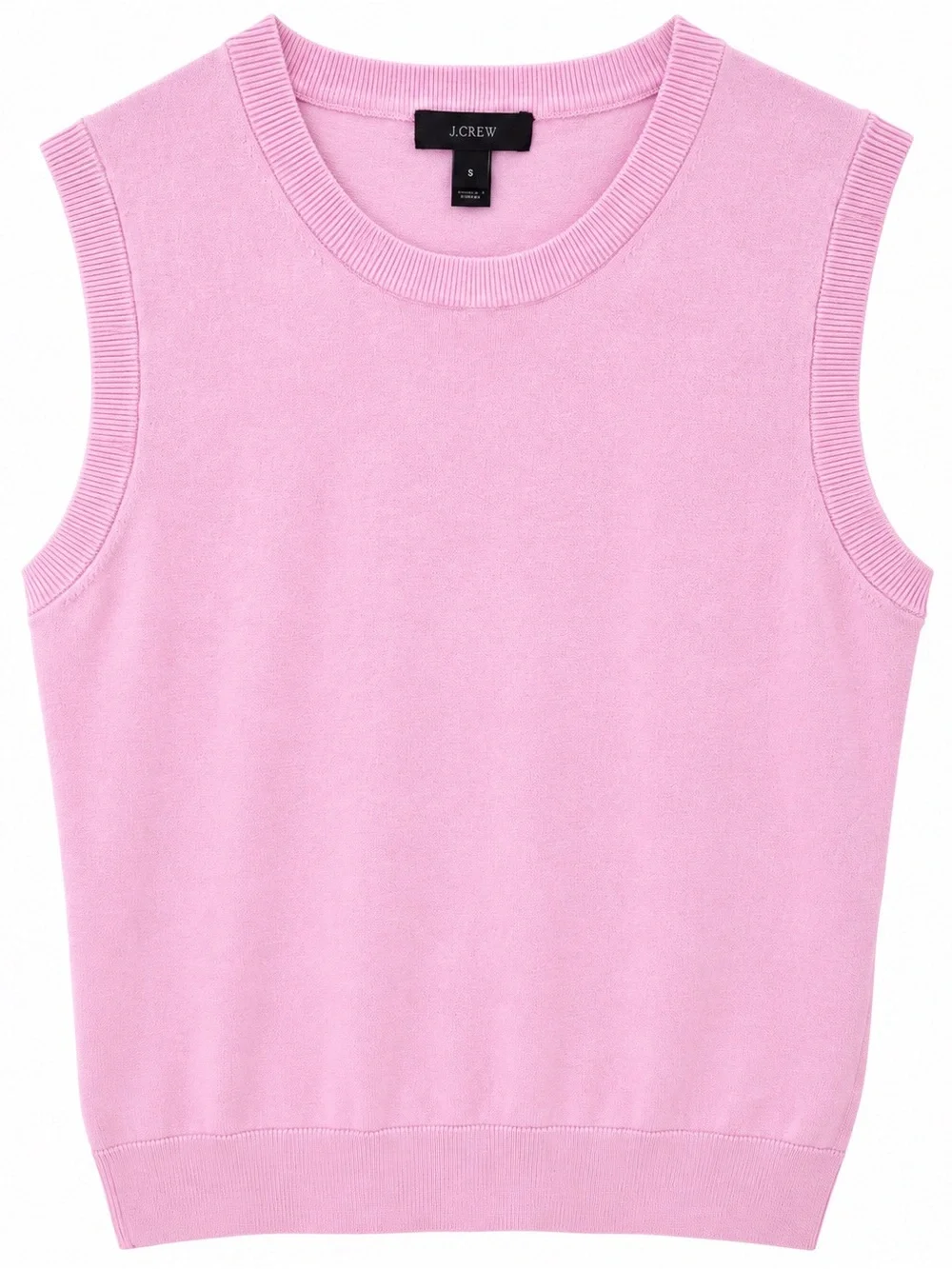 J. Crew Light Pink Sleeveless Knit Shell
